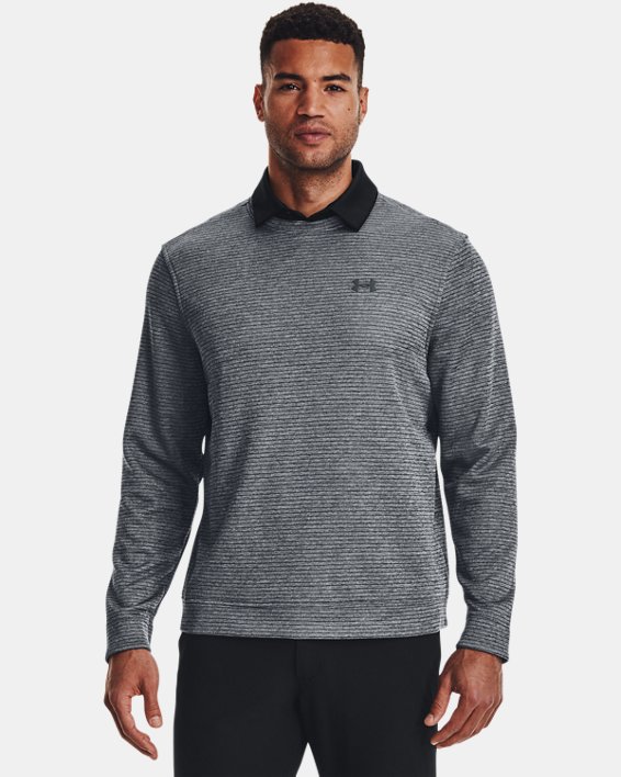 Herren UA Storm SweaterFleece mit Rundhalsausschnitt, Gray, pdpMainDesktop image number 0